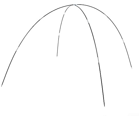 Asta per tenda, 4 m, 2 pezzi, in fibra di vetro, pieghevole, adatta per campeggio, viaggi, spiaggia, tenda di supporto