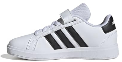 adidas Grand Court 2.0 Shoes Children, Zapatillas Unisex niños, Cloud White Core Black Cloud White, 31 EU