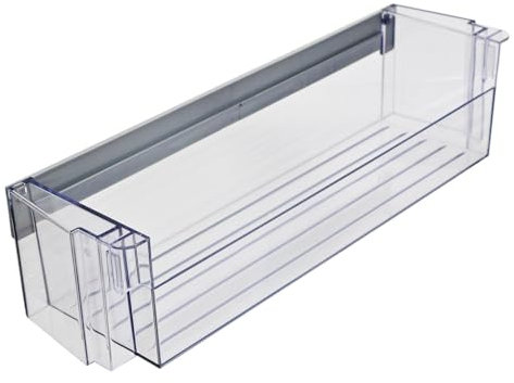 SPARES2GO Lower Door Bottle Shelf Bottom Rack for Neff Fridge Freezer (420 x 120 x 100 mm)