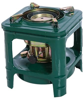 Hornillo de Queroseno Portátil con 8 Mechas para Camping y Picnic, Estufa de para Mochila