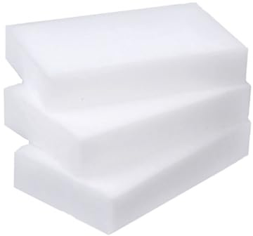 PLAFOPE 50pcs Extra High-Density Nano Cleaning Sponge Eraser for Kitchen Strong Decontamination Dish Washing Sponge