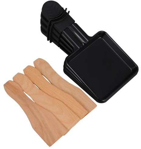 CIYODO 4sets Electric Oven Cheese Melter Raclette Pans Non-Stick Cheese Baking Pan for Small Barbecue Plate