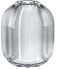 Villeroy & Boch - Fleur vas 19 cm, klar, tål maskindisk, bordsvas, munblåst och handtillverkad glasvas, dekorativ blomvas, elegant blommig design, dekoration bostad, Home Decor, glas