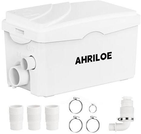 450W Sink Pump, Macerator Pump with 3 Inlets/1 Outlets, Sewage Pumps for Sink, Laundry, Basement (Not for Toilet)