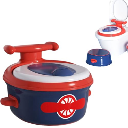 Baby-Töpfchensitz – Toilettentrainer für Zuhause, Reisen, Kindertagesstätte, PVC + PP, mit rutschfester Unterseite, leichte, tragbare Toilette für Mädchen und im Alter von 6 Monaten bis 6