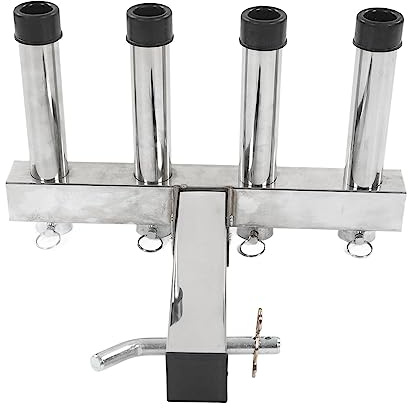 Chiyyak Fishing Rod Holder Trailer Clutch Made of Stainless Steel, Fishing Rod Holder Trailer Coupling with Fast Tension Pin Truck