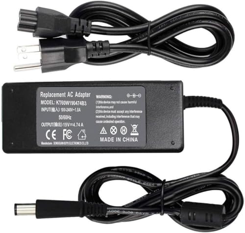 90W 65W Charger Power Adapter for HP EliteDesk 705 800 805 G1 G2 G3 G4 G5 G6 Mini Desktop PC Computer, ProDesk 260 600 400 405 G1 G2 G3 G4 G5 G6 Mini, HP Omni 120 100 All in One Cord Supply.