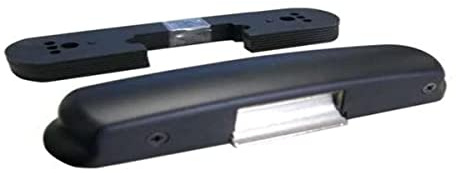 CISA 107083900 - Encuentro eléctrico para manillar antipánico, 12 V CA, negro, con antirrepetidor
