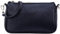SH Leder Echtleder Schultertasche Umhängetasche Handtaschen Clutch kleine Tasche Abendtasche 23x13cm Jennie G323 (Dunkelblau)