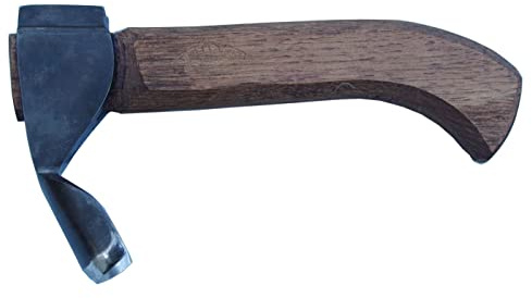 Seven Pines Forge - Short Gutter Adze - Size Small, for Spoons, Bowls and Carving - Hand Forged in The USA