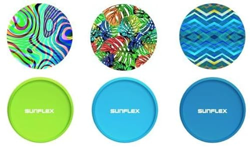 Sunflex x Waboba Flywaze Wurfscheibe | stabile Flugbahn mit weiter Distanz | fahltbar für Hosentasche | Robustes & leichtes Silikon | Flugscheibe für Strand & Wiese