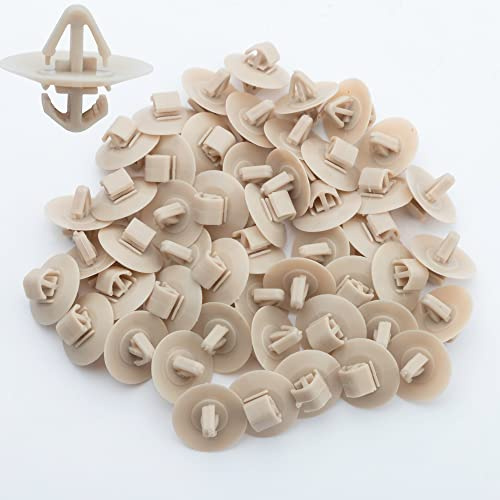 Konuooer 50 Stück Auto Seitentür Zierleisten-Clips Kompatibel mit Renault Nis-san, 0pel 500326896 iveco daily Kunststoff 93160023 Seitenleiste Verkleidung Clips