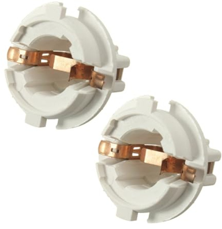 cantondz 2 x Soportes de lámpara de freno trasera de zócalo de bombilla Soporte de luz trasera 63216943036 Compatible con BMW 7er X5 X3 E53 E65 E66 E70 E83