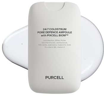 PURCELL 24/7 Colostrum Ampoule Mist - Glass skin with Long Hydration, Poreless Smooth Skin, Before & After Makeup, Hyaluronic Acid and Vitamin, For All Skin types, 1.85 fl oz