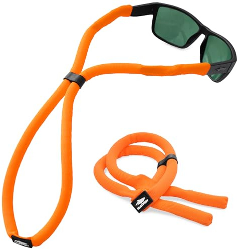 Pilotfish Floating Sunglasses Strap, Adjustable, Waterproof, High Visibility, Neoprene Holder for Men & Women