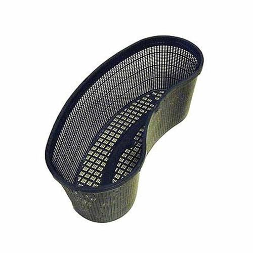 Biotope Aquatics Ltd Pond Plant Baskets - Hessian Liners - Aquatic Marginal Pots (3, 45cm Kidney Contour - (6 Litre))