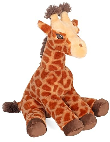 Wild Republic Cuddlekins Eco Giraffenbaby, Kuscheltier, 30 cm, Plüschtier, Füllung besteht aus gesponnenen recycelten Wasserflaschen, umweltfreundlich, Giraffenkalb