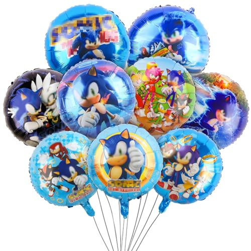 Luchild Balloons Soni Party Decorations - Foil & Helium Birthday Balloons for Kids' Theme Parties