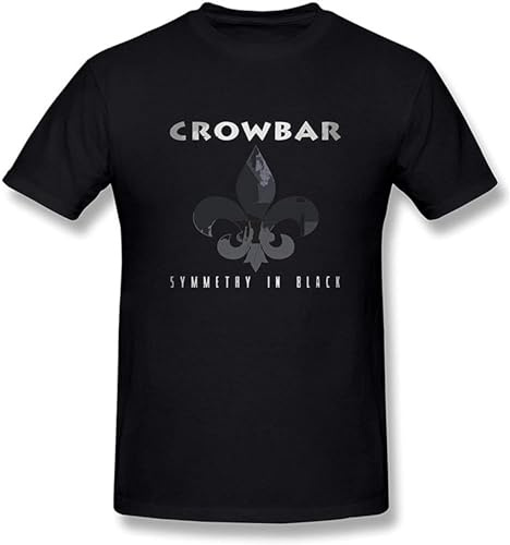 HANXI Men's Crowbar American Band T Shirt Black XL
