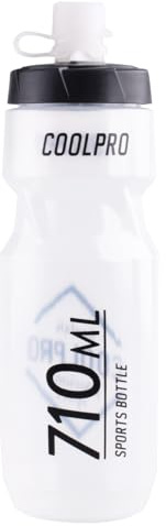 Azarxis Bidon Vélo 610 ml 710 ml Gourde Sport Bouteille d'Eau pour Marathon Running VTT (Transparent, 710 ml)