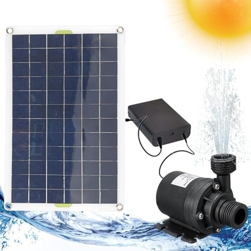 Pompe de fontaine à énergie solaire, pompe de fontaine pour bain d'oiseaux solaire | Pompes à eau pour jardins et bassins,Fontaine d'eau à énergie solaire, fontaine solaire d'extérieur 30W, fontaine d