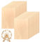 AUGTYRLV Pannelli di Legno Fai da Te - Legno di Balsa di Alta Qualità, Compensato da 0,15 cm, Pacchetto da 20 Pezzi, Perfezione per Creazioni Artigianali e Progetti di Bricolage