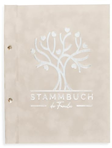 A4 Stammbuch grau Stammbuch der Familie Sanri incl. 11 Stammbuchhüllen