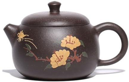 Windmilne Tetera Hecha a Mano, Tetera de Arena Morada, Tetera Original de Arcilla Morada, Juego de té de Kung fu, Tetera de Burbujas, Tetera de Arcilla Morada, teteras de Arena Morada