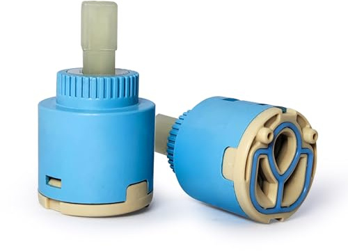 30mm Ceramic Cartridge, Single Handle Ceramic Faucet Cartridges, Ceramic Disc Cartridges Valve for Bathroom Shower, Faucet Ceramic Disc Cartridge Replacement