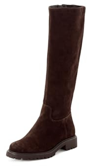 Tamaris Stivali in pelle da donna 1-25635-45 304 scarpe da donna invernali M2563545 marrone
