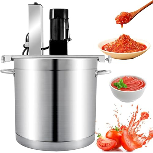 Mélangeur automatique de cuisine électrique en acier inoxydable, idéal pour mélanger la pâte à chocolat, chauffer les sauces et remuer les soupes.
