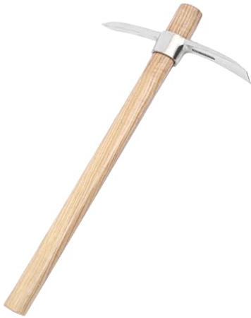 Spitzhacke Pick Mattock – 2 in 1 Garten Spitzhacke | Effiziente Hacke aus Edelstahl – Multifunktionales Werkzeug zum Graben Wurzeln Schneiden Bodenbearbeitung
