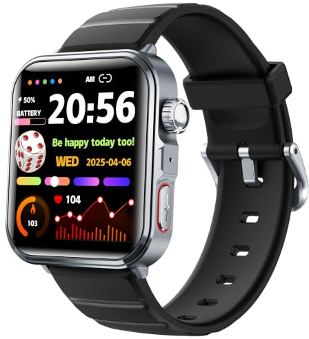 Smart Watch with Fall Detection Answer/Dial Calls Bluetooth Heart Rate | Smartwatch for Android iOS Phones Sleep Monitor 158+ Sports Modes Activity Fitness Watch Men Women Elderly
