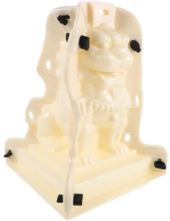 FUOYLOO Stampo per Figura Animale in Cemento e Gesso, per Realizzare Statue di Leoni da Giardino, Balcone e Portico Dettagli Tradizionali