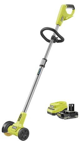 RYOBI 18 V ONE+ Akku-Fugenreiniger RY18PCC-120, mit Drahtbürste, inkl. 1x 2,0 Ah Akku und Ladegerät