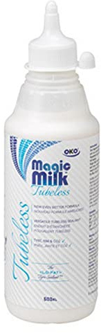 OKO Magic Milk 6-16 pneus 500ml Liquide préventif Anti-crevaison VTT/Route/Cycle Blanc