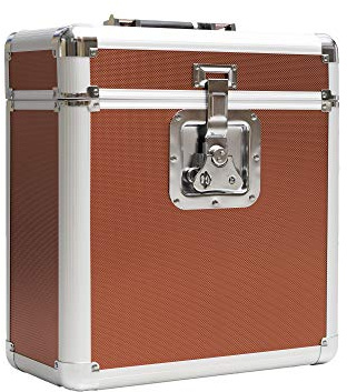 Rock on WallAR00292 Flight Case, 25 LP, Rojo