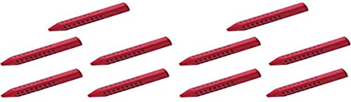 Faber-Castell Radierer Set: 10x Radierstift rot