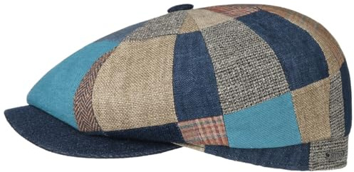 Stetson Hatteras Patchwork Flatcap Herren Made in EU Frühjahr Sommer bunt S (54-55 cm)