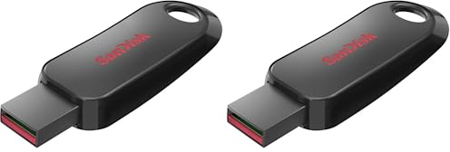 SanDisk 64GB Cruzer Snap USB 2.0 Flash Drive (Pack of 2)