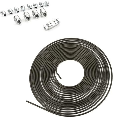 LST 10m Bremsleitung pulverbeschichtet Bremsrohr Stahl Ø 4,75mm mit Verbinder