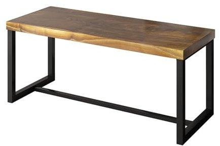 YHKJLYH Computertisch, Bürotisch, Arbeitstisch, Massivholz-Computertisch, Eisenbeine, Home-Office-Schreibtisch, Schreibtisch, Besprechungstisch, Esstisch, Schreibtischdicke 5 cm, Büro-Arbeitstisch,