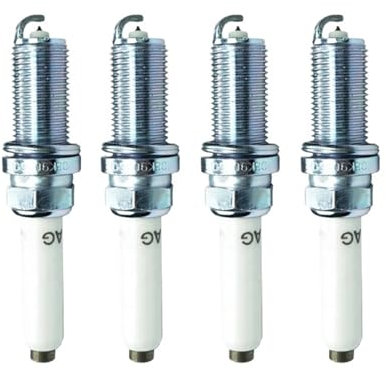BDAKQJV 4 Stück 06K905601B PLFER7A8EG Platin-Zündkerze passend for A3 A4 A6 Q5 Auto-Zündkerzen