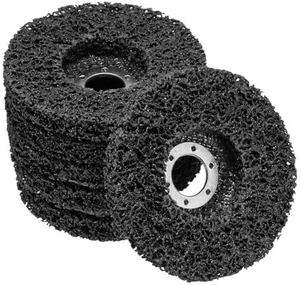 ROSYLEVE Disco Abrasivo 125mm 6 Pezzi Set Dischi Abrasivi per Smerigliatrice Dischi per la pulizia di metalli, rimozione di vernici, ossidazioni