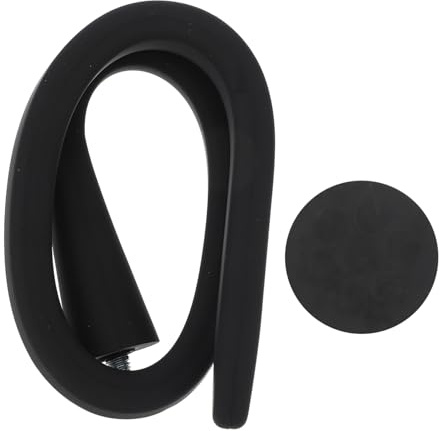 Magnetic Washing Machine Door Prop, Black Silicone Washer Door Holder | Front Load Washer Fit, Laundry Room Use, Keeps Door Open to Help Reduce Odours