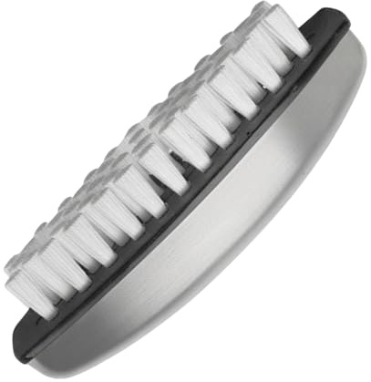 Cepillo para, Limpiador de cerdas de Metal, 3.94 x 1.38 Pulgadas, raspador Integrado y cómodo Agarre Antideslizante, Herramienta de Limpieza Multiusos para Horno, Estufa, Soldadura, Pintura, al