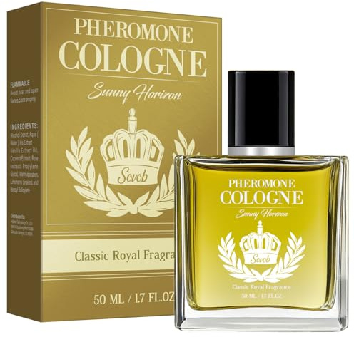 Profumo Uomo, Profumo Attraente & Rinfrescante, Fragranza Elegante per Ogni Occasione, Colonia ai Feromoni Uomo, Aumenta la Fiducia e il Fascino, 50mL