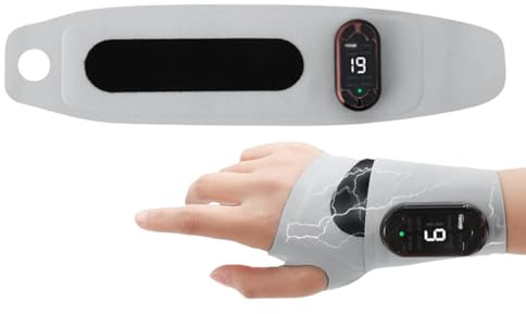 Massaggiatore portatile - Dispositivo elettrico per il massaggio delle mani riscaldante, polsino senza fili | di rilassamento muscolare portatile ricaricabile, strumento di terapia con vibrazi