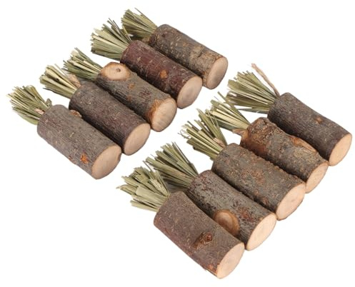 RASTKY Bâtonnets à Mâcher pour Cochon d'Inde, santé Dentaire Nutritive, Bâtonnets de Dentition en Bois de Pommier pour Lapin, 10 Pièces (Type de pâturage)