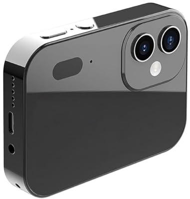 4K CCD Digital Camera 64MP Video Camera 3 Lens 3 Inch Touch Screen 16X Digital Zoom IR Night Vision Built-in Flash for Photography Vlogging Black